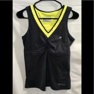 Black & Yellow Performance Tank Top